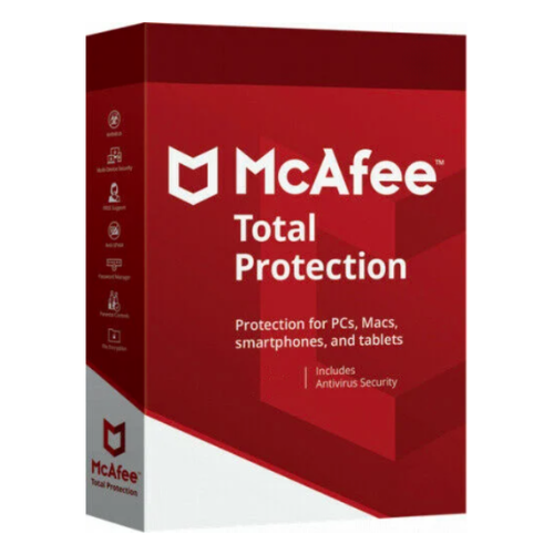 McAfee: Total Protection (1 year, 1 device) Latest Version + Free Updates